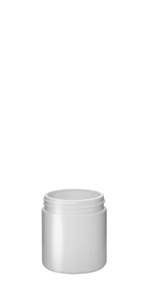 Vaso cilindrico 200ml 63CT HDPE bianco